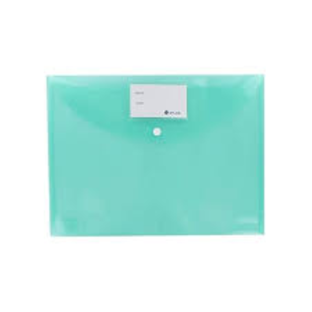 ATLAS DOCUMENT BAG F/S GREEN